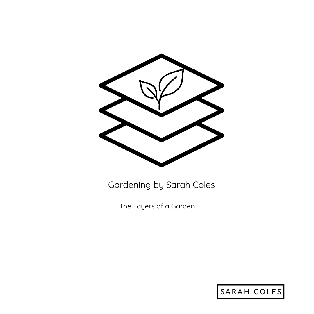 The Layers of a Garden. Image: Symbol of Layers with Leaf on Top.