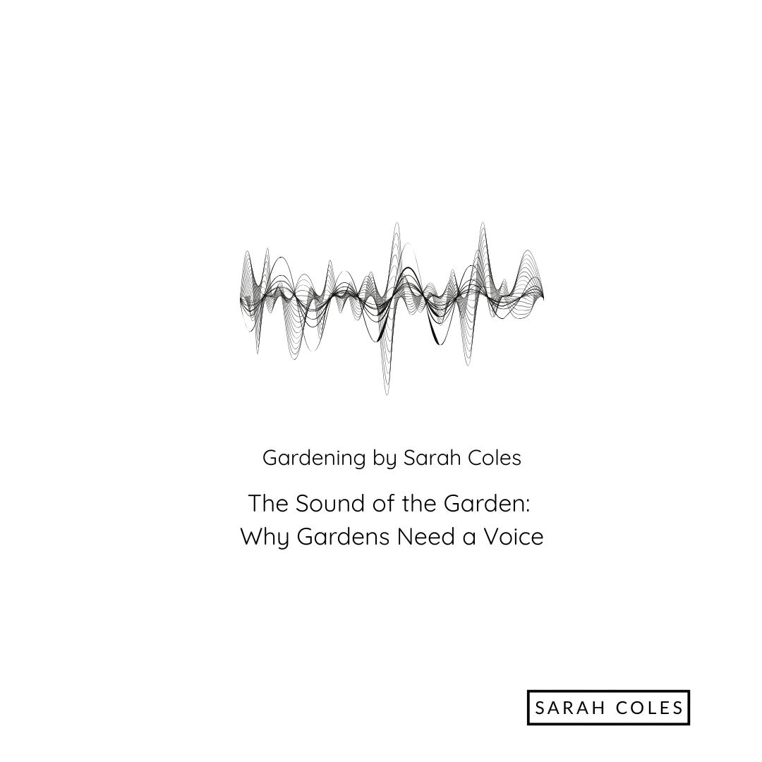 The Sound of the Garden: Why Gardens Need a Voice. Image: Soundwaves