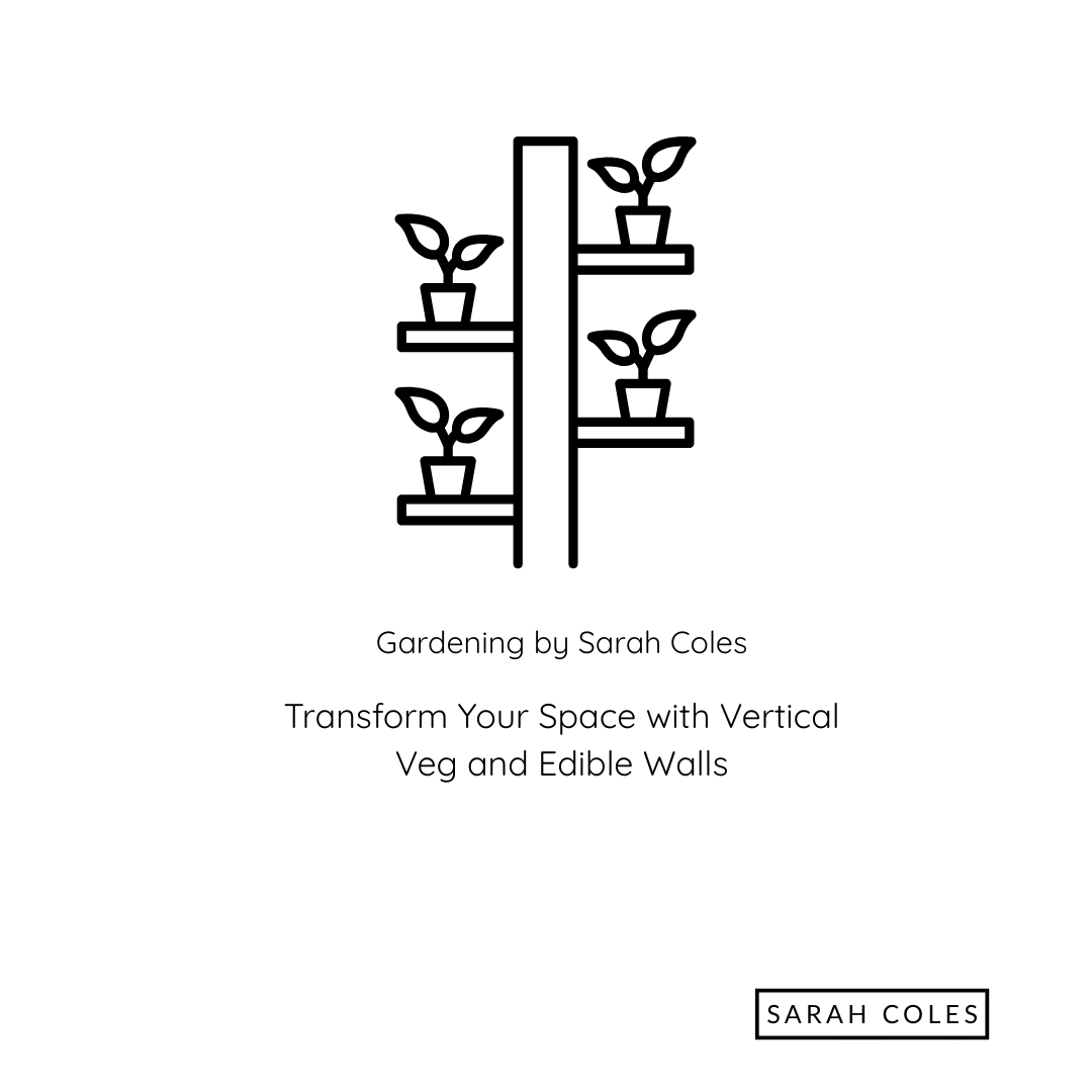 Transform your Space with Vertical Veg and Edible Walls. Image: Diagram of Plants on Wall.