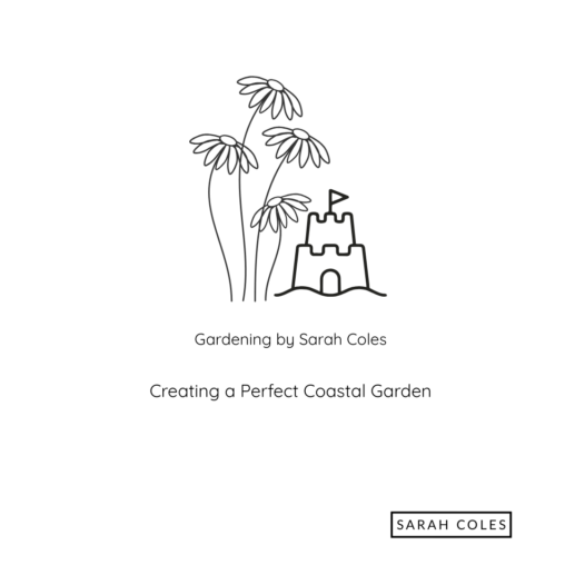 Creating the perfect Coastal Garden. Gardening by Sarah Coles. Image: Outline of Flowers and Sandcastles
