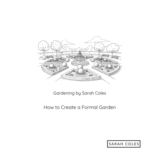 Image Outline of Formal Garden. Gardening by Sarah Coles How to Create a Formal Garden